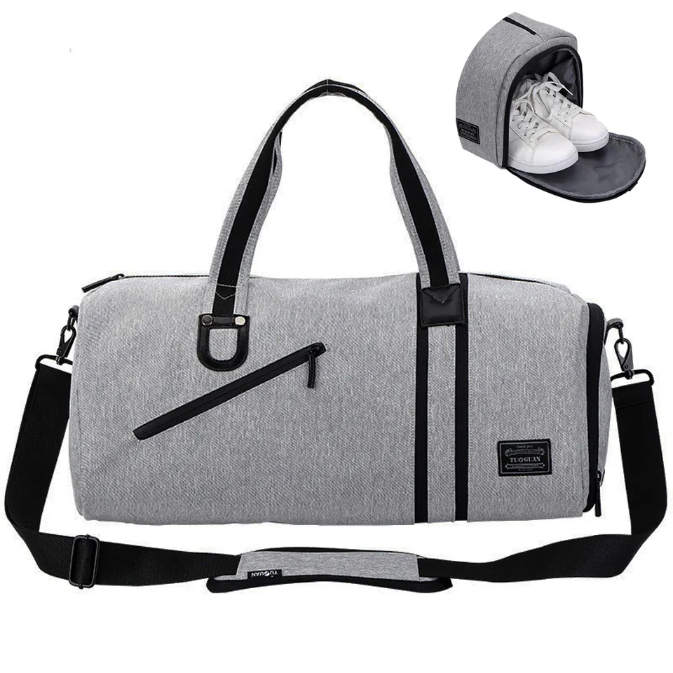 Hohe Qualität Sporttasche für Männer Woment Outdoor Sport Reisetaschen Yoga Matte Taschen Handtasche Schulter Rucksack Sport Fitness Tasche Sac de Q0705