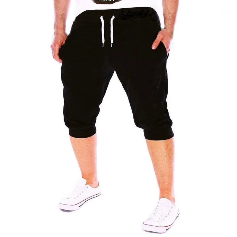 Pantaloni da uomo Estate Uomo Pantaloncini Palestra Allenamento Jogging Fit Elastico Abbigliamento sportivo casual Pantaloni sportivi Ragazzo Maschio 2021 1