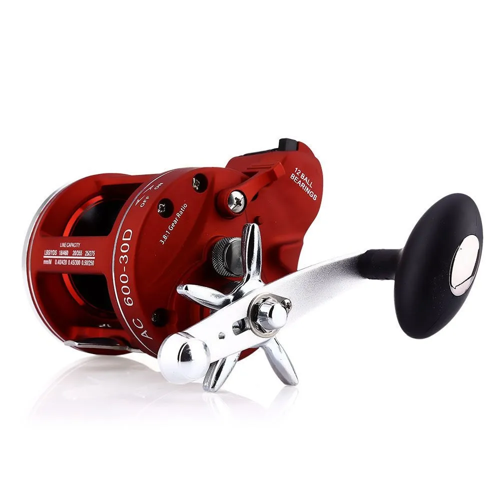 Trolling Saltwater Level Wind Fishing Reel Drum Wheel Troll With Line  Counter Drag Reels Boat Ocean For Sea Bass Grouper Salmon From 72,52 €