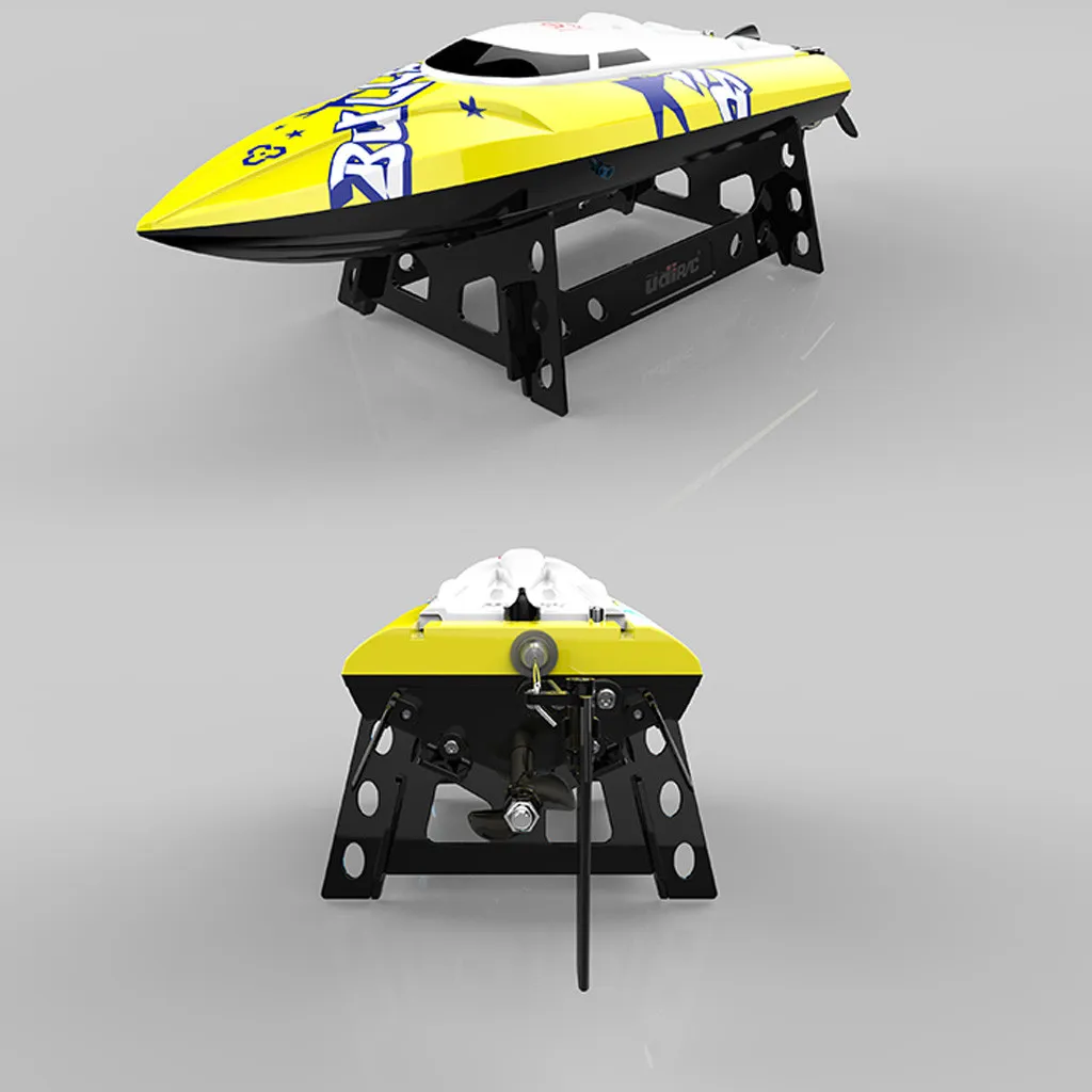 브러시리스 RC 경주 보트 20km / h 고속 전자 원격 제어 보트 장난감 어린이 선물 #C