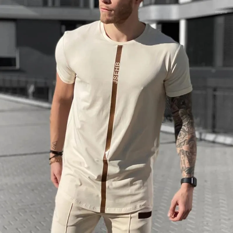 2020 Yeni Erkekler T Gömlek Streetwear Rahat Kısa Kollu erkek Tops Tees Gömlek Temel Streç T Erkek Giyim Chemise Homme1