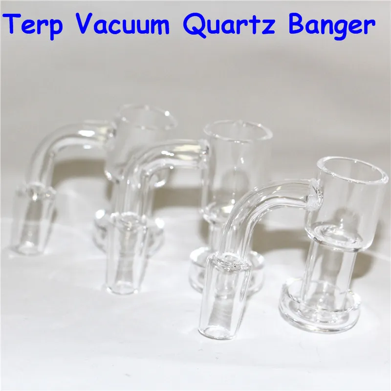 Fumer Quartzs Terp Vide Banger Nail Domeless Slurper Up Huile Nails Quartz Bubbler 10mm 14mm 18mm Pour Verre Bong Tuyaux D'eau