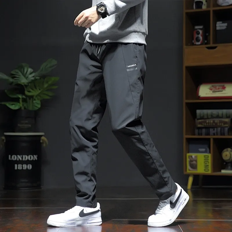 White polyester joggers sale