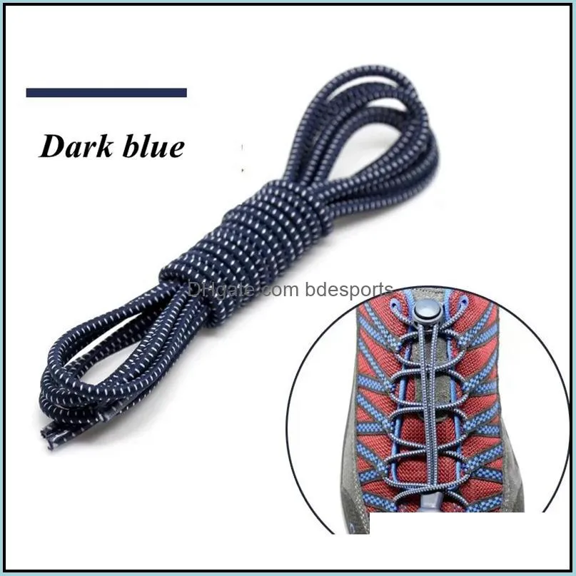 Round Elastic Shoelaces Suitable For Various Shoe Accessories No Tie Shoelace Fixed Stretching Locking Lazy laces