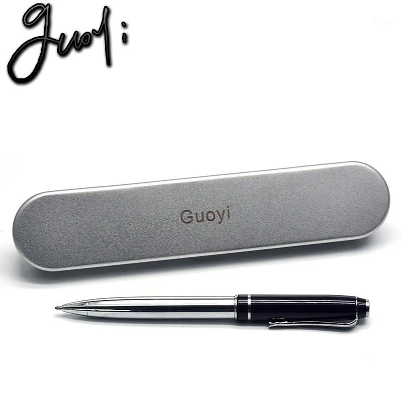 Guoyi G20 Stahlschale Kugelschreiber Metall High-End Business Office Geschenke und Corporate Logo Anpassung Unterschrift Pen1