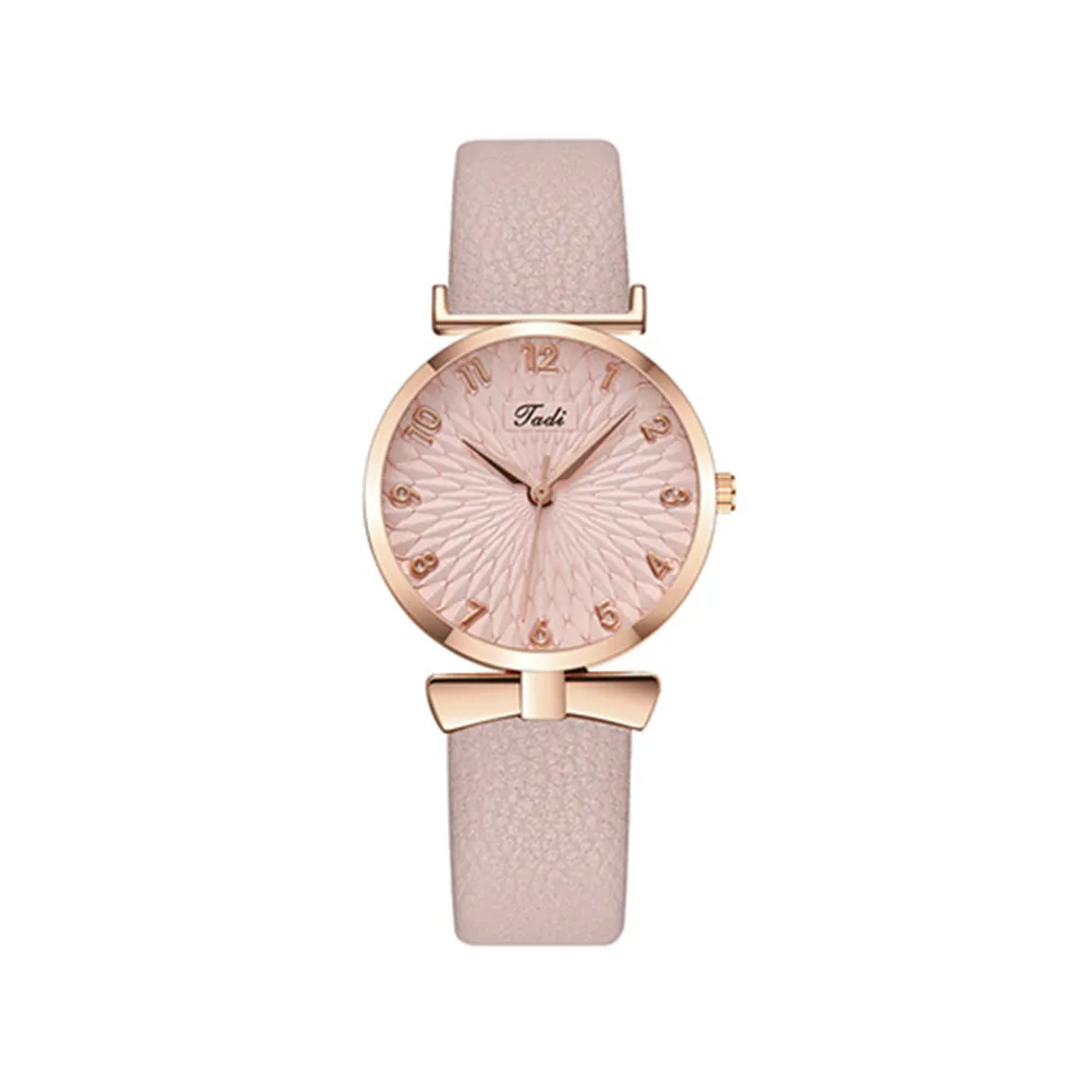 Lady observa a moda Petal Digital Petal Ladies Assista Belt Quartz Assista Business Wristwatch