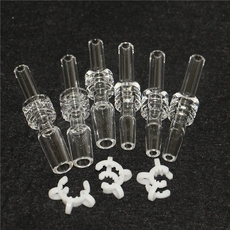 Glass NC Kit with Quartz Tips Silicone Smoking Pipe 10mm 14mm 18mm Dab Straw Oil Rigs