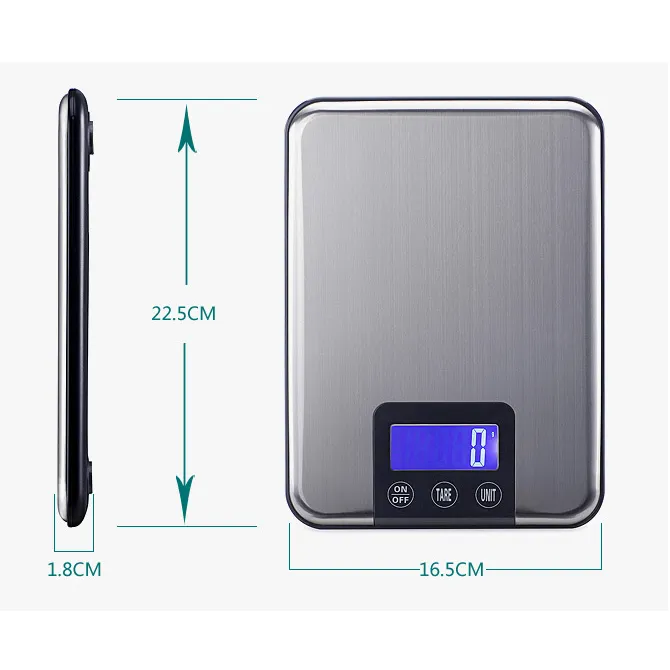 Slim Digital Kitchen Scale