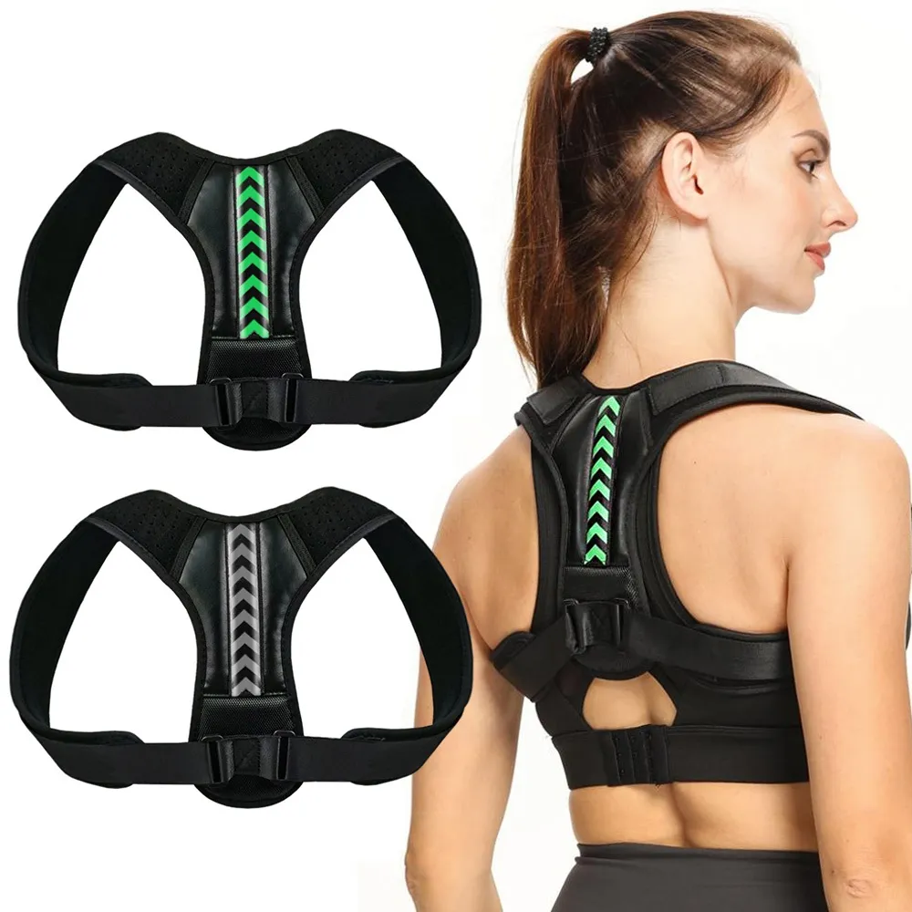 Réglable dos épaule Posture correcteur ceinture clavicule colonne vertébrale soutien remodeler votre corps bureau à domicile Sport haut du dos cou orthèse