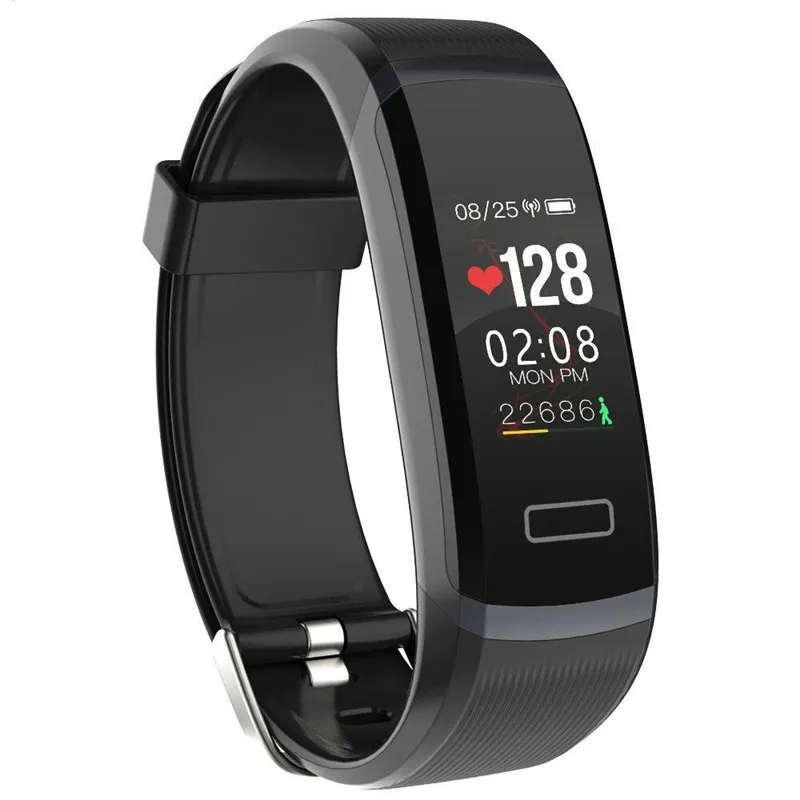 Fitness Tracker Smart Pulseira Coração Frequência Monitor Smart Relógio Monitor de Sono Atividade Tracker Smart WristWatch para iPhone Ios Android Phone