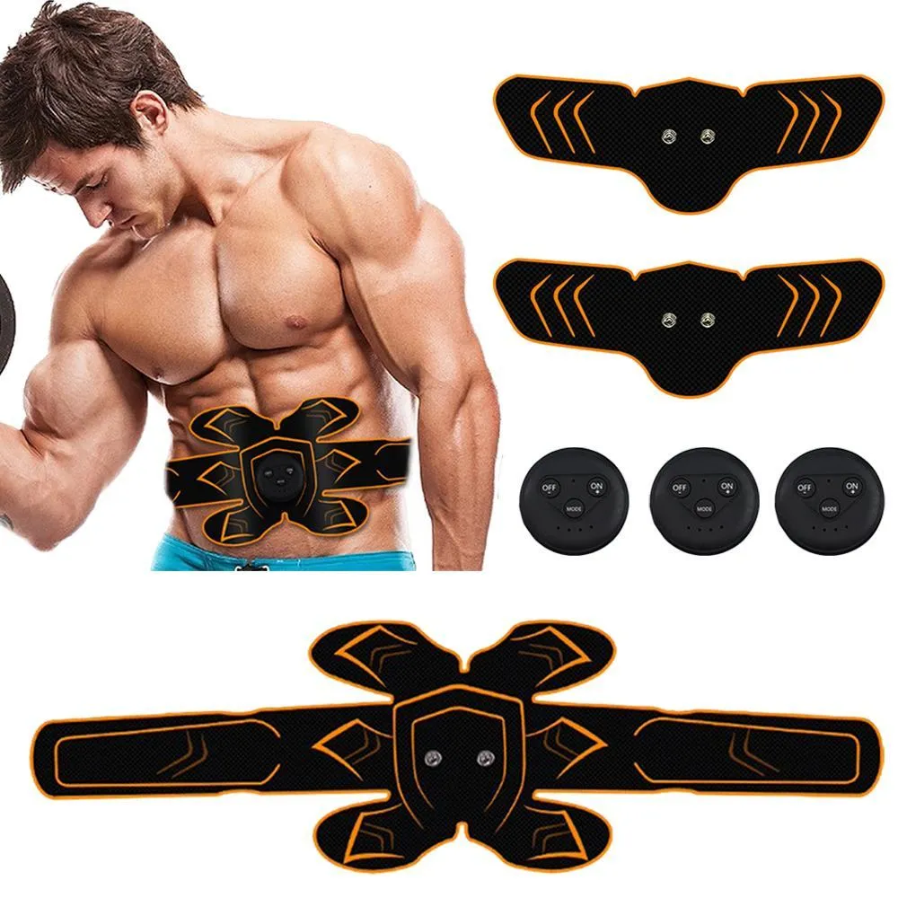 Newest Muscle Stimulator Vibration Belt EMS Massager Toner Abdominal Muscle Trainer Body Slimming Machine Fitness Training Weight Loss