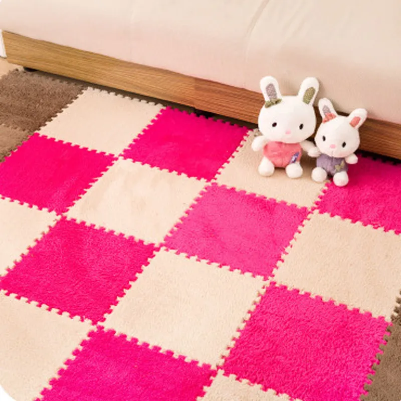 10ピース/ロット子供のマット赤ちゃんプレイマットの子供のエヴァフォーム開発マットパズルのおもちゃ子供の柔らかい床rugゲームクロールプレイマットLJ201113