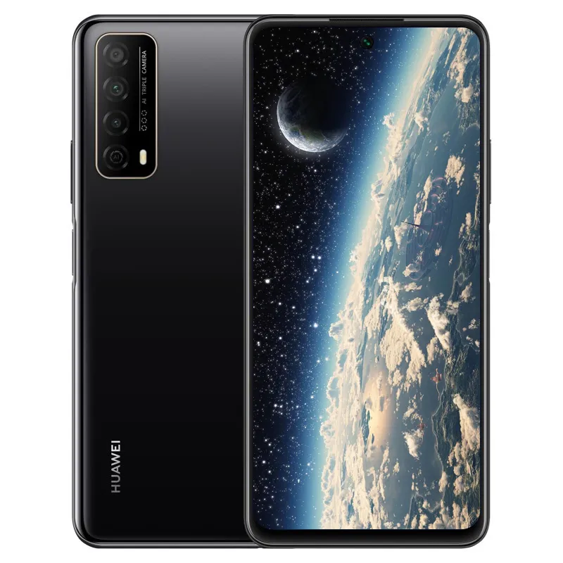 Téléphone portable d'origine Huawei Enjoy 20 SE 4G 8 Go de RAM 128 Go de ROM Kirin 710A Octa Core Android 6.67 "Plein écran 13MP OTG 5000mAh ID d'empreintes digitales Visage Smart Cell Phone