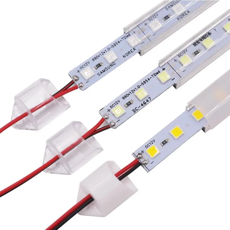 DC12V 0.5m 36leds LED hard Strip Light bar lighting Article Lamp SMD5050 Non-waterproof Strips Lights WW/CW/PW