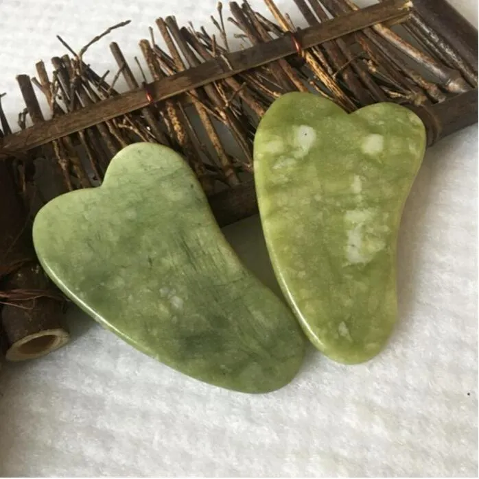 Piedra Gua Sha Piedra Jade Para Masaje Facial Roller De Cara De