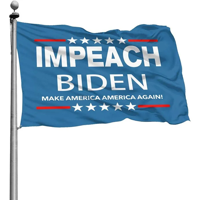 Blue Design Not Biden Make American Great Again Flags 3x5, Hanging National 100% Polyester Fabric Digital1 avec 80% Bleed, Drop Shipping