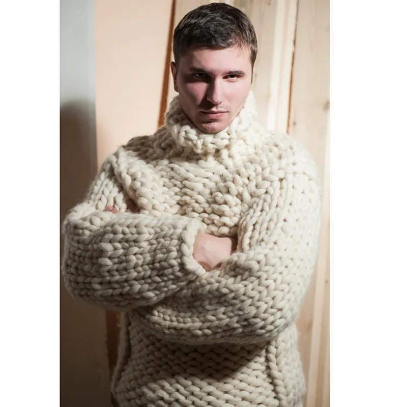 Thick wool deals turtleneck sweaters