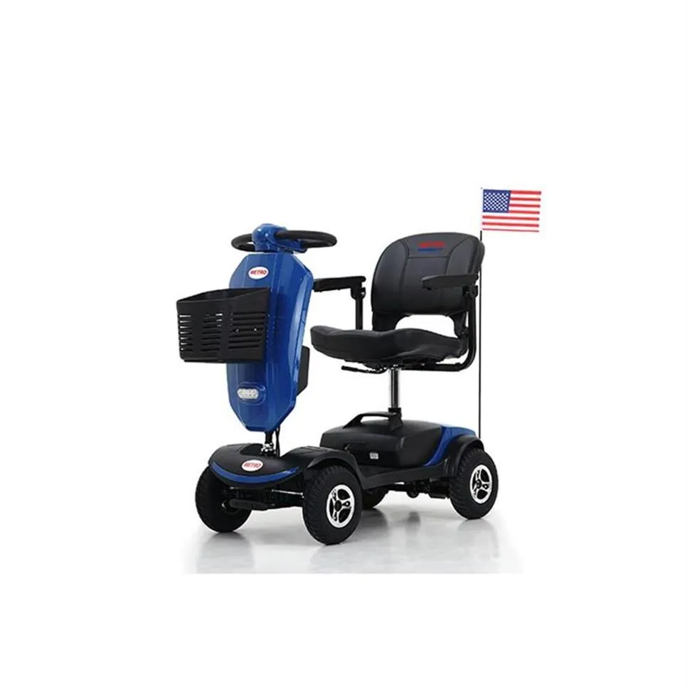 ABD Stok Kompakt Seyahat Yetişkinler için Elektrikli Güç Hareketlilik Scooter Bisikletler -300 LBS Max Ağırlık, 300W Motor, A26 A05303G