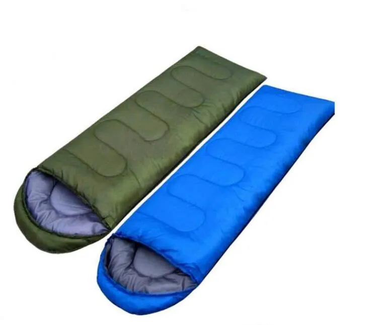 Sleeping bag 0.7kg Envelope with cap sleeping bags spring summer and autumn sleeping bag outdoor camping Adult sleep bag