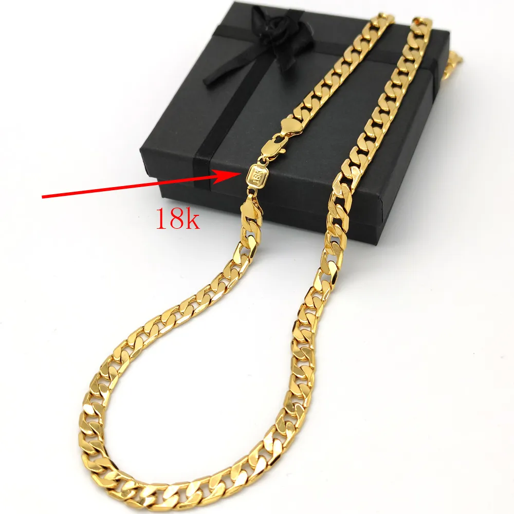 Cuban Link Chain 18k Chain Necklace Price 18 Karat Cuban Chain 18