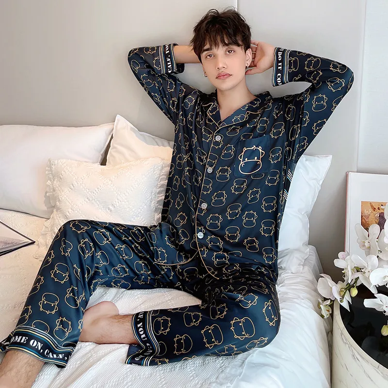 Nouvel An Imprim De Vache Pajama Set Hommes Femmes Simulation