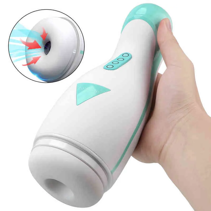 NXY Sex Masturbators Automatic Stretch Male Masturbator Heated Vaginal for Men Real Pussy Penis Vibrators Glans Sucking Erotic Toys Adult Product 220127