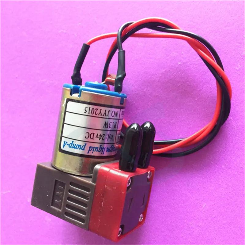 Imprimante à jet d'encre UV petite pompe à encre UV micro-pompe à membrane pour Flora Wit couleur Myjet Allwin liquide ou air 24V DC 3W 100 ~ 200 ml / min pompe à encre