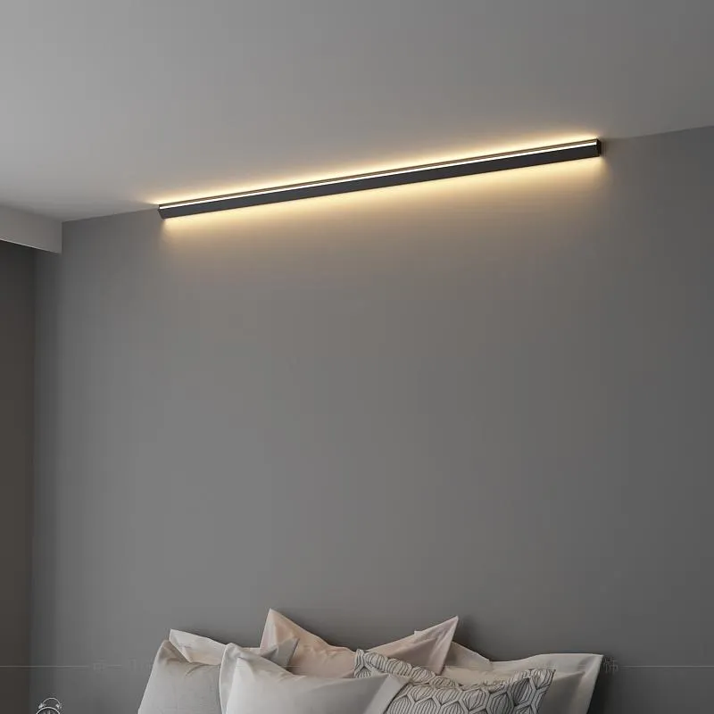 Modern Corner LED Wall Lamp Minimalist Iron Wall Sconce For Bedroom Hallway Stair 100cm 150cm From Baolv 103.32 DHgate.Com
