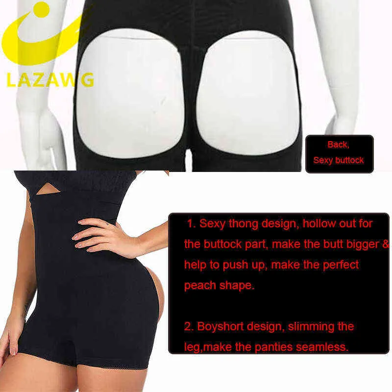LAZAWG Shapewear for Women Tummy Control Knickers Thong Panty High Waist  Body Shaper Underwear Trainer Slimming Shaping Pants