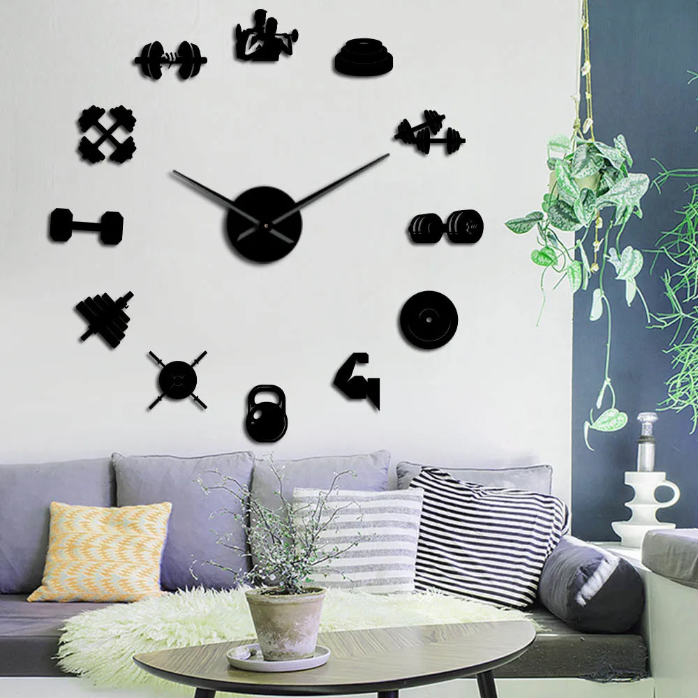 Orologio Da Parete Acrilico 3D A Tema Bodybuilding Regalo Di Decorazione Della Palestra Unica Amante Del Fitness Da 14 83 DHgate