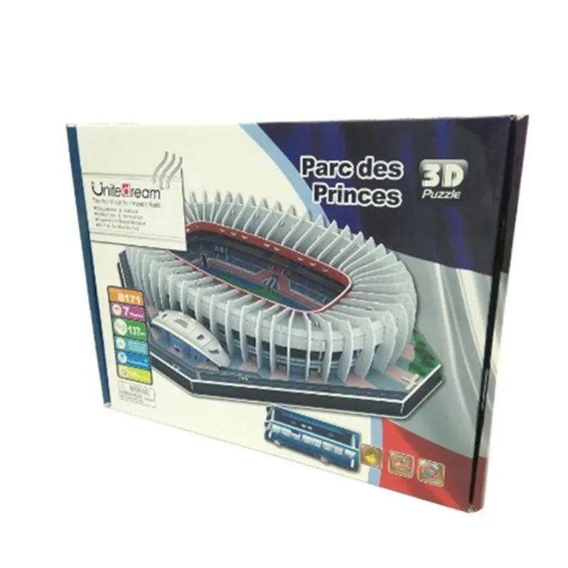 3D Architecture Stadio France Parc Des Princes Football Stadium Toys  Airport Model Set Building Paper NEW Jigsaw Y200413305N From Ae408, $44.45