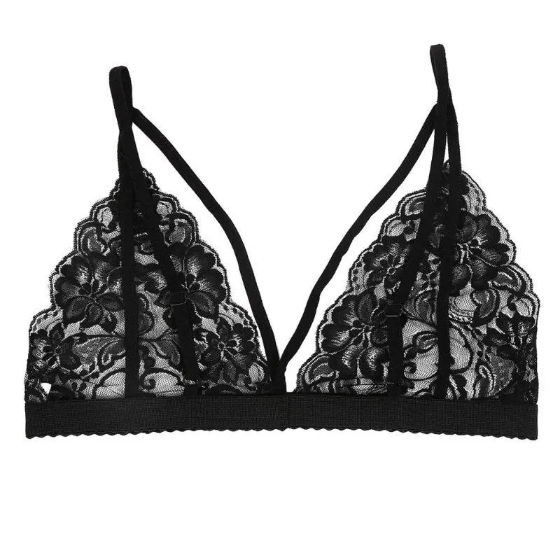 Sexy Sheer Lace Seamless Bra Top For Women Wireless Tank Bralette With  Transparent Cup Brassiere Lingerie From Mydressnice, $22.69