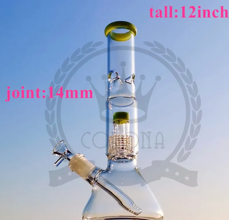 Dab Oil Rig Glass Bong Hookah Water Rure Kolorowe platformy bongs