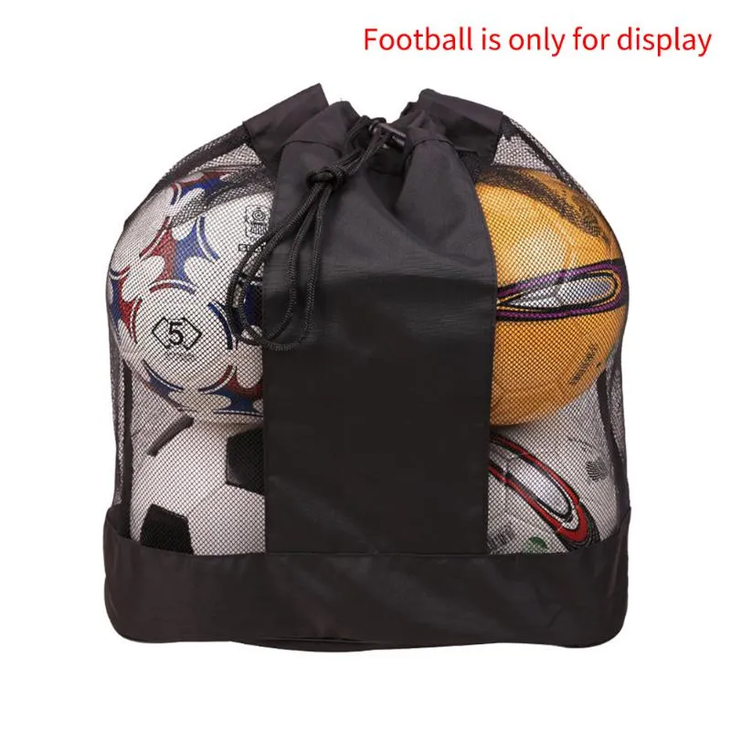 Баскетбол мешок сетки шариковая сумка регулируемый ремешок Оксфорд ткань легкий недоформируемый футбол большая емкость одного плеча