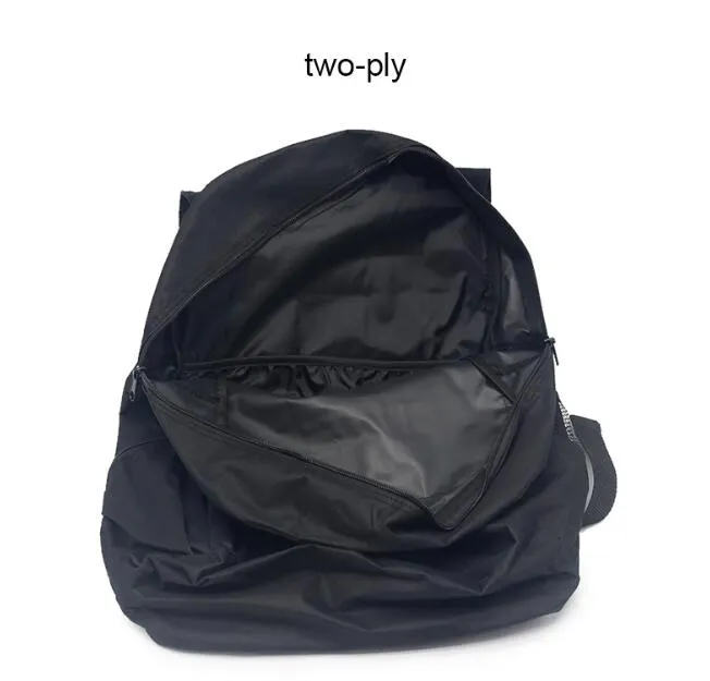 Brief Sublimation DIY Blank White Large Capacity Student Nylon School Bag Size 46*28*15cm