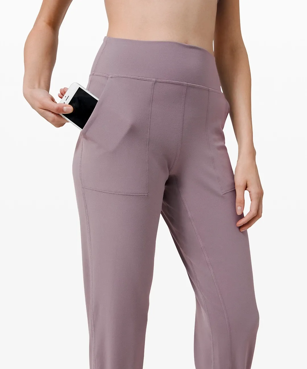 Pantalons de Yoga de Sport coupe ample Joggers femmes beurre doux entraînement Leggings de gymnastique deux poches latérales