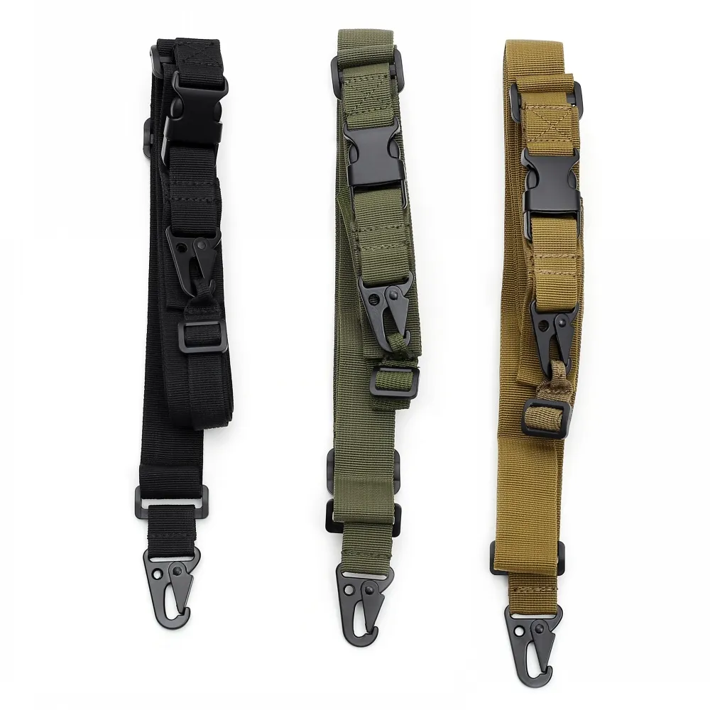 Tactical Gun Sling 3 Point Bungee Airsoft Accessories Rifle Strapping Belt Military Shooting Hunting Three Point Strap