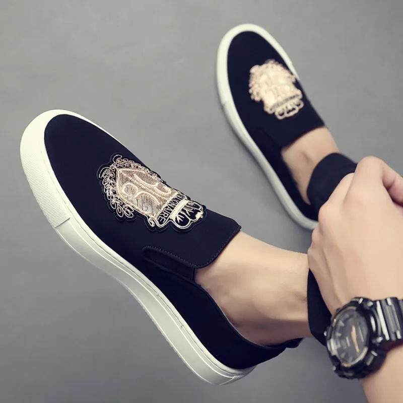 Trend Slip On Men\'s Casual Loafers Luxury Spring Autumn Mens Leather Casual Shoes Fashion Slip-On  main image 2
