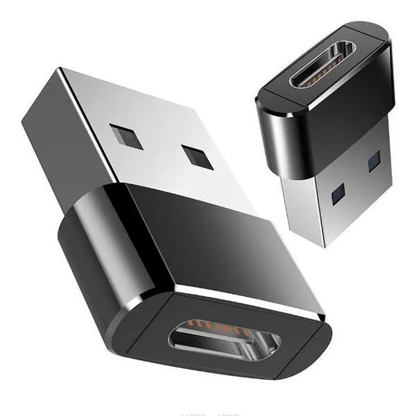 Type-C Женщина для USB OTG Адаптер Тип - мужской разъем Конвертер безопасности Устойчивая для ноутбука и типа C телефон