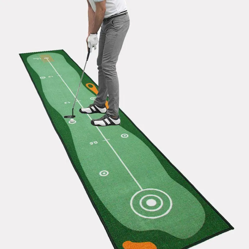 Large Golf Practice Carpet Mat Putter Putting Mat Green Golf Indoor