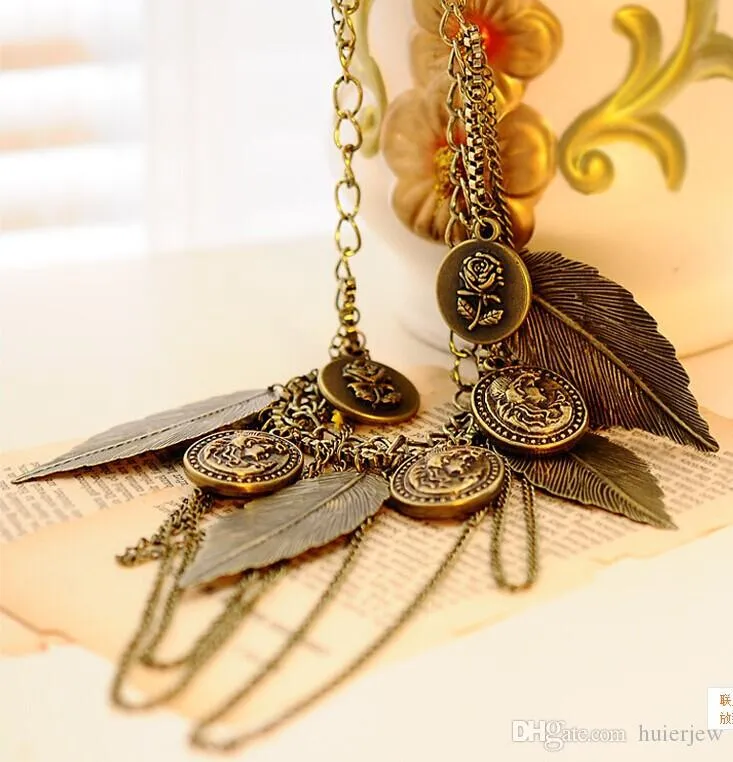 Statement Necklaces Collier Femme jewelry for women Bohemian Tassel Pendant Colar Necklaces