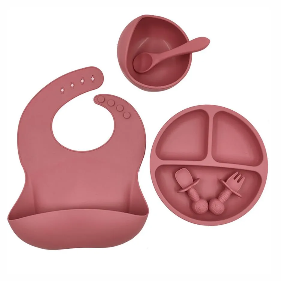 poche à salive vaisselle bébé en silicone a44