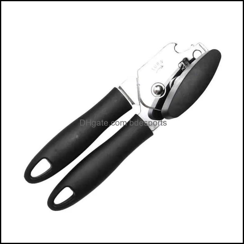 Multifuction Cans Openers Kitchen Tools Professional Handheld Manual Stainless Steel Can Opener Side Cut wzg HP0762