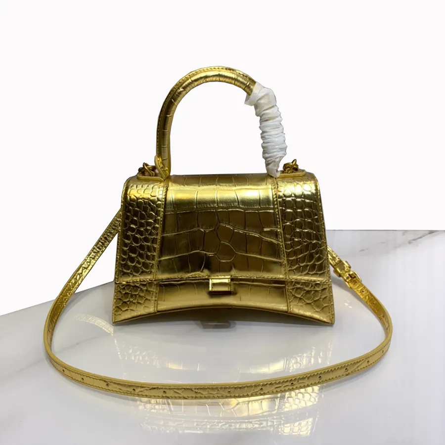 Super Top Authentic Quality Designer Fashion Women Lady Bag Handväskor Rems Axel Mini Style Crossbody Purse äkta Crocodile Läder Graffiti plånböcker