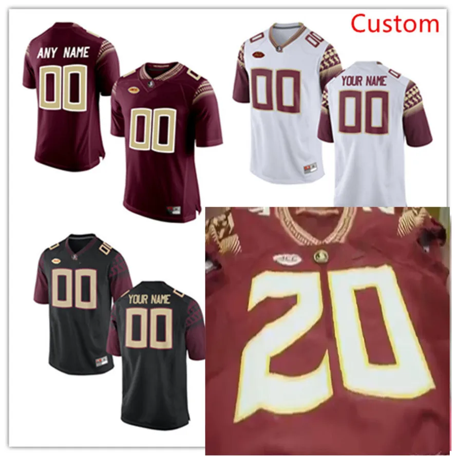 2022 NCAA Custom Football Jersey 3 Ronald Darby 14 Javien Elliott 8 Devonta Freeman 7 Christian Jones 20 Lamarcus Joyner 11 Vince Williams