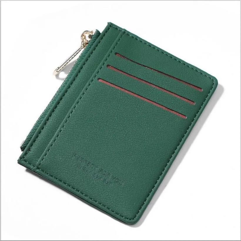 HBP PU зеленый кошелек дизайнер длинные кошельки леди многоцветный держатель для карты женщин классический карман