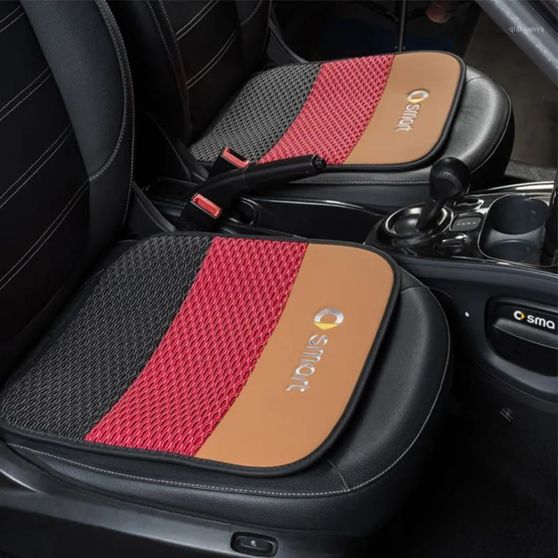 Car Seat Cushion Breathable Leather Pad For Smart 450 451 452 453 fortwo forfour Four Season Seat Cover Car Styling Decoration1