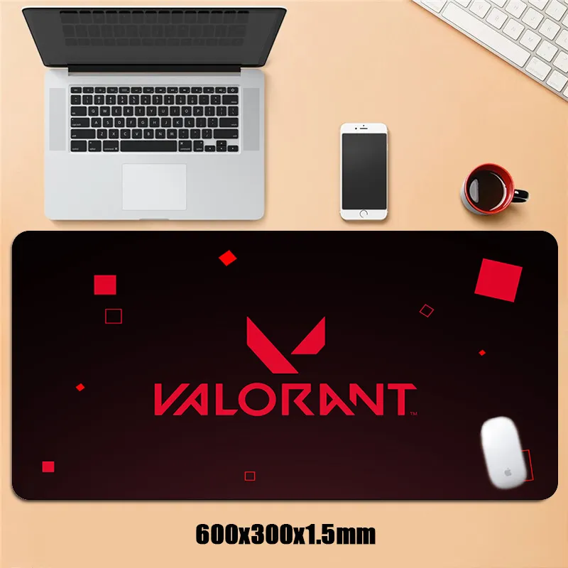 Tappetino Per Mouse Grande 60x30 Cm Con Bordi Cuciti - Base In Gomma Antiscivolo, Superficie Liscia, + Piccolo Tappetino Incluso