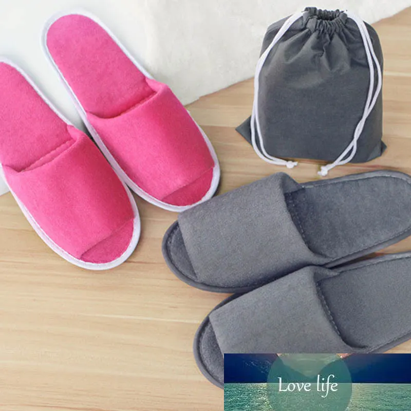 Hot Sell 1Pairs Travel Business Trip Hotel Club Portable Slipper Home Guest Folding Slippers Hotel Spa Supply