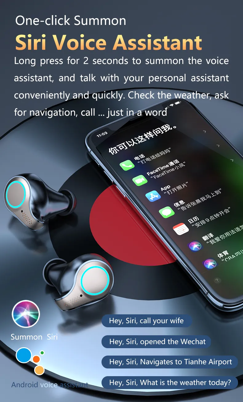 M18 TWS M10 Tws Wireless Earbuds 9D Stereo Bluetooth Sports